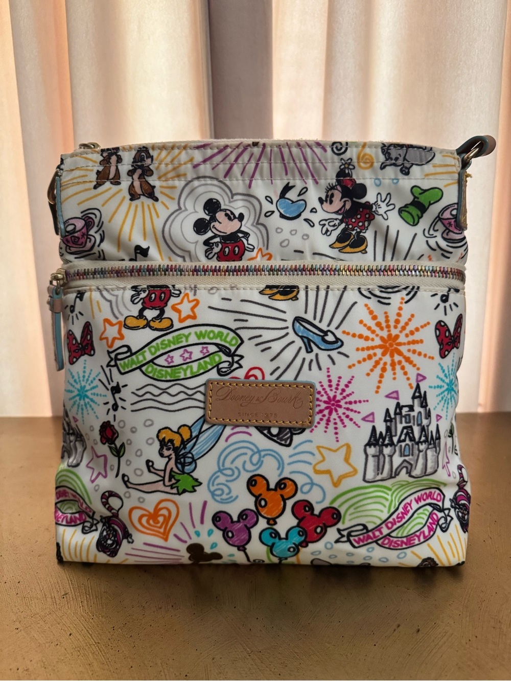 Disney Dooney & Bourke Sketch Crossbody Nylon